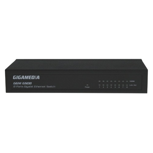 Gigamedia ggm gs08 port - gigamedia, 8-port