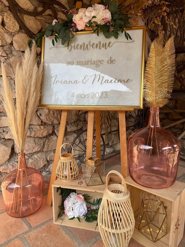 Panneau décoratif mariage
