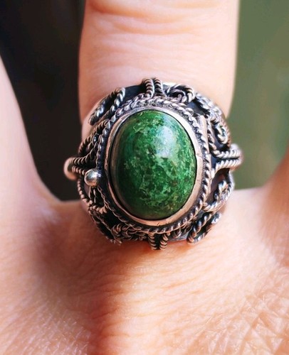 Bague argent poinçonnée - en,