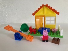 3 ⚜�Set Home Building Game & Game Garden Shelter Figure Peppa Pig