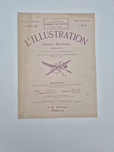 Illustration octobre 1918 - octobre,