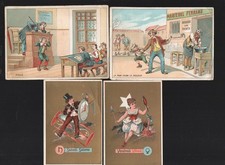 lot of 4 chrome MOKA / CHICOREE LEROUX (P46538) 