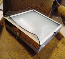 Ancien Plafonnier Veca Verre