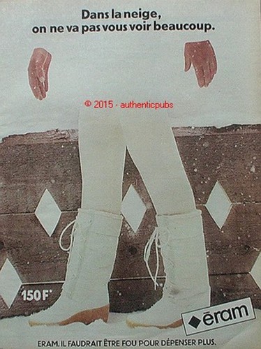 Publicite eram chaussures - publicite,