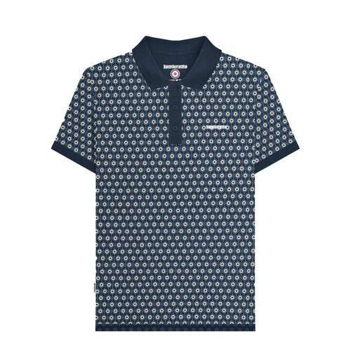 Lambretta polo motif style - -,