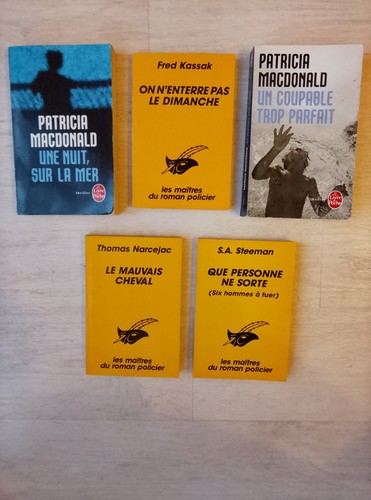 Lot romans policiers - lot,
