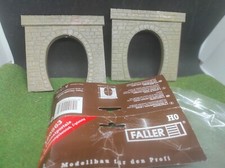 Faller HO 120563 Tunnel 2 entrées voie unique décors train électrique