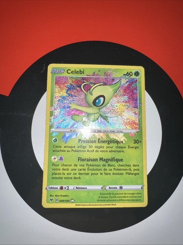 Carte pokémon celebi - pokémon,