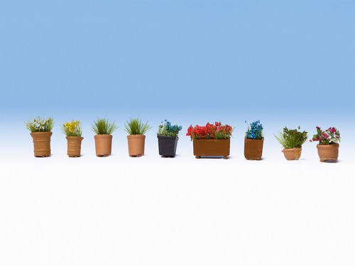 Noch set flower pots - 9,