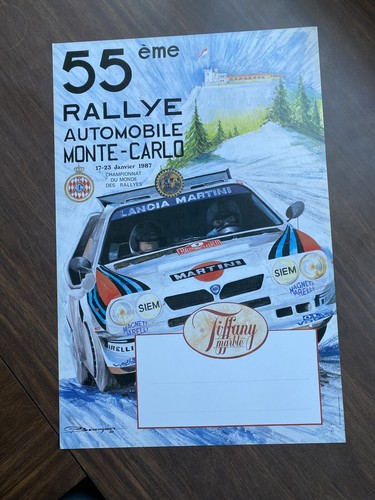 Affiche originale 55eme rallye - affiche,