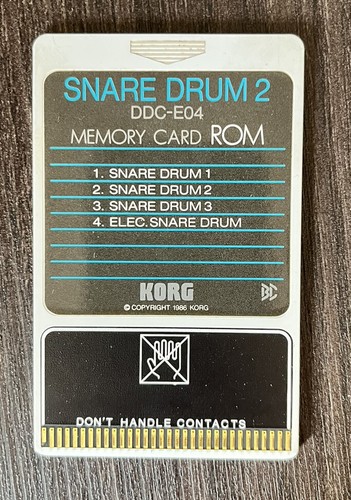 Korg ddc e04 snare drum - ddc-e04,
