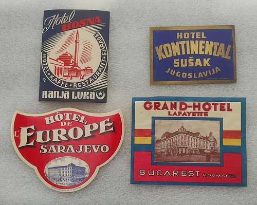 Lot etiquettes anciennes - de,