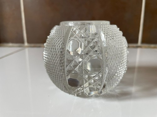 Vase bougeoir boule cristal - boule, en