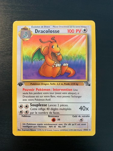 Carte pokémon dracolosse - pokémon, :