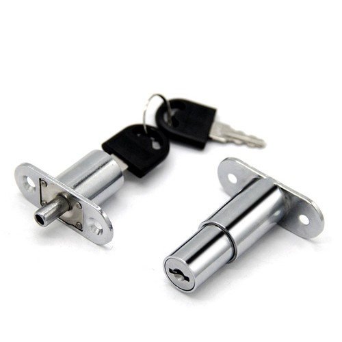 Porte verrou coulissant argent - porte,