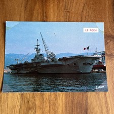 Postcard postcard - Le Porte-avion - "Foch"