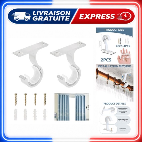 Support tringle rideaux - support, à