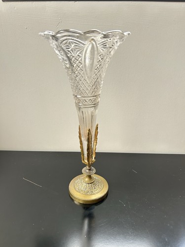 Vase cornet bronze tulipier - cornet,