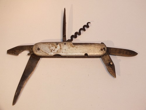 Ancien couteau multifonction - couteau,