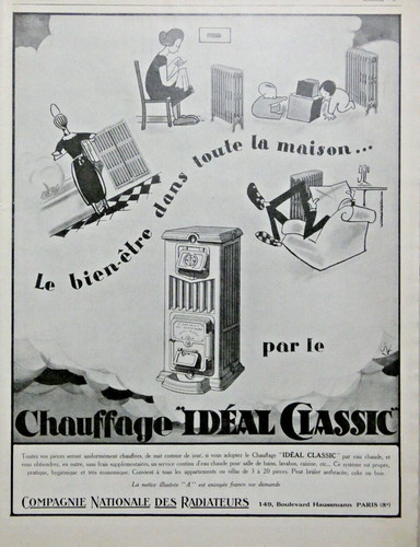 Publicité 1925 chauffage - 1925,