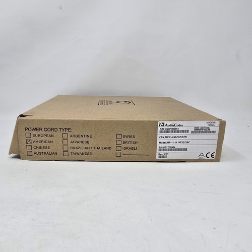 Audiocodes 114 4fxs 3ac - audiocodes, mp-114/4fxs/3ac