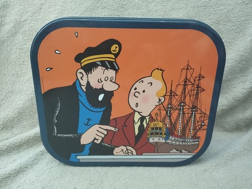 Boite metal tintin - metal, delacre