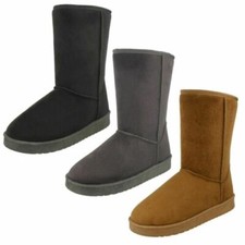 Bottes Mi-Mollet En Fleece