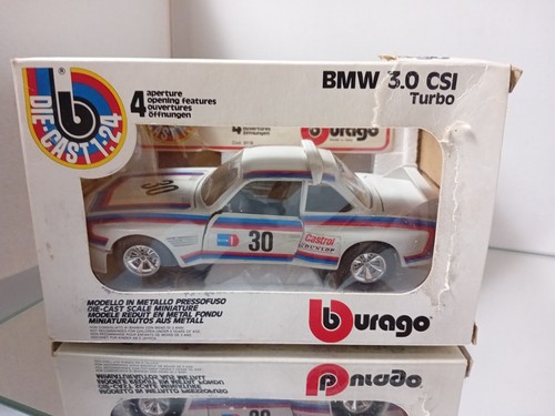 Bburago bmw csi 24 in - bmw, 3.0