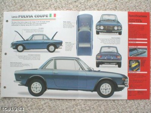 Lancia fulvia spec - hf,