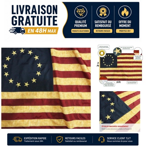 Anley drapeau betsy - drapeau, nylon