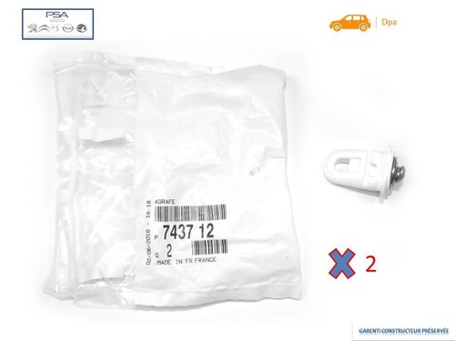 Agrafe clip pare - 2x,