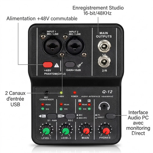 Interface audio usb - interface,