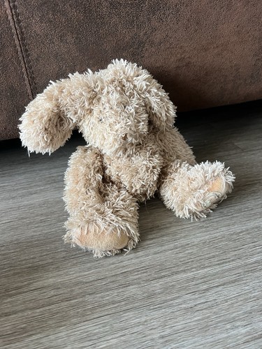 Doudou peluche lapin brun - peluche,