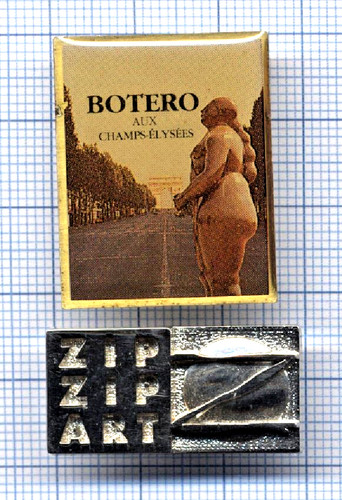Lot pins art botero aux - de,