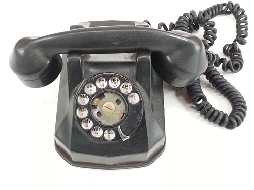 Antique bakelite telephone - antique,