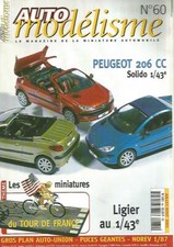 AUTO MODELISME N°60 PEUGEOT