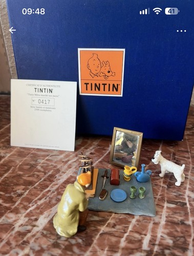Tintin figurine numérotée - figurine,