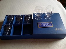 6 verres dégustation cristal