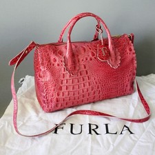 SAC FURLA ETAT NEUF CUIR ROSE