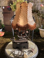 Lampe ancienne avec abat jour
