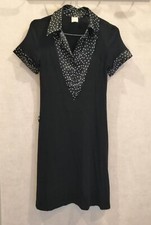 Robe noire effet superposé viscose élasthanne T36 Camaïeu (1808032)