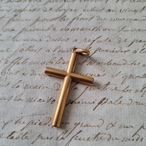 Croix pendentif plaqué - croix,