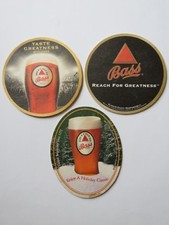 3 Bière Boisson Dessous~ Bass & Co Pâle Ale Depuis 1777~Atteindre & Goût