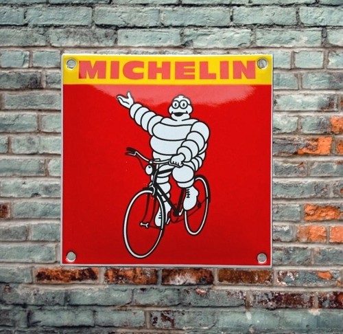 Plaque émaillée michelin - plaque,