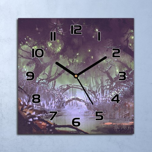 Horloge murale design verre - horloge,
