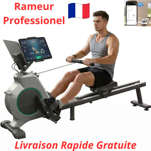 Rameur magnétique pro - rameur, pliable