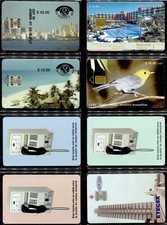 CARAIBES - lot de 8 cartes