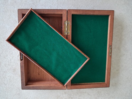 Ancienne boite bois verni - ancienne,