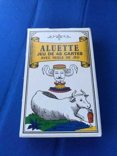 Ancien jeu cartes aluette - jeu,