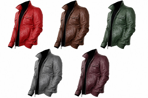 Veste camionneur cuir - veste,